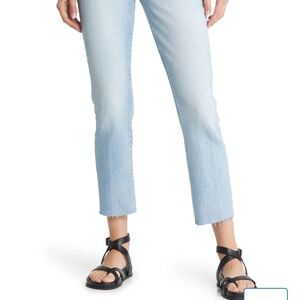 Frame Denim Women's Light Blue Le High Straight Leg Jeans
